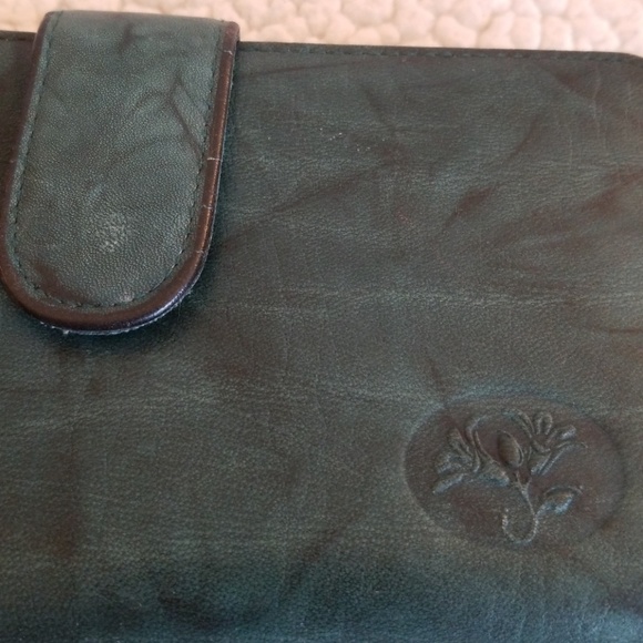 Green marbled wallet in excellent condition - Picture 2 of 8